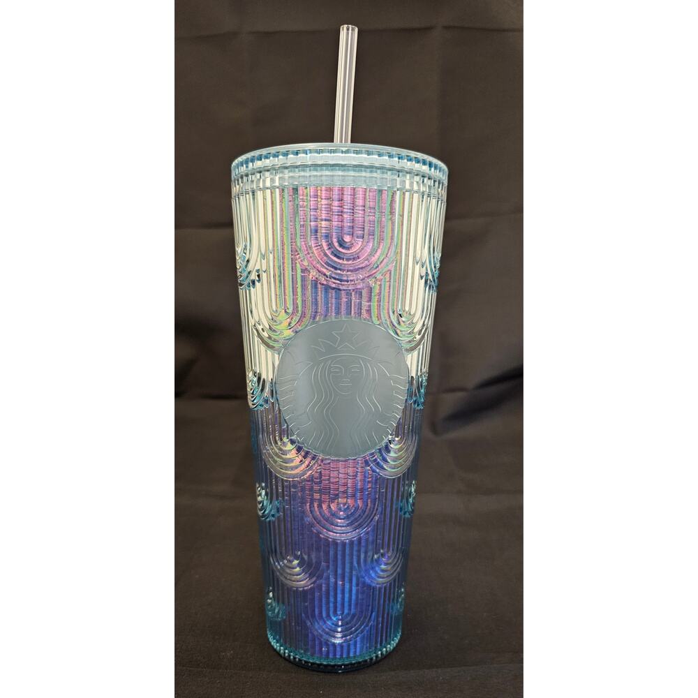 NWT Starbucks Iridescent Mermaid Scales Tumbler
